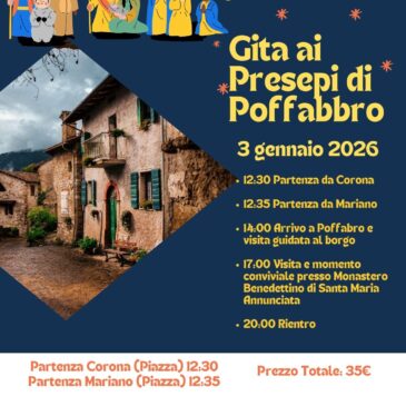 Gita ai presepi di Poffabro