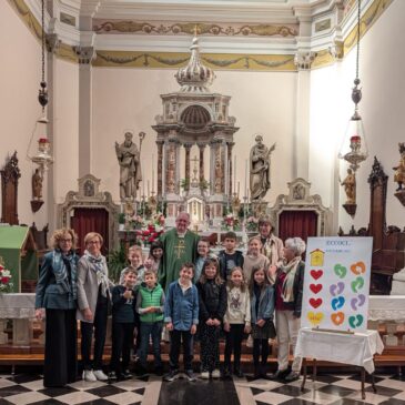Accoglienza bambini catechismo Prima Comunione